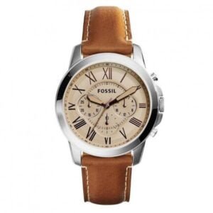 First Copy Fossil FS5241 Grant AAA Supreme Quality Leather Strap