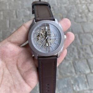 First Copy Fossil Fully Automatic Watch Leather Strap