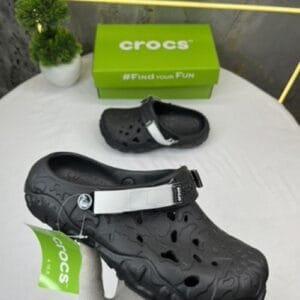 First Copy Crocs Terrain – Sleek Full Black Design